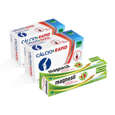 Pack Cálcio+ Rapid (x2) + Magnesil