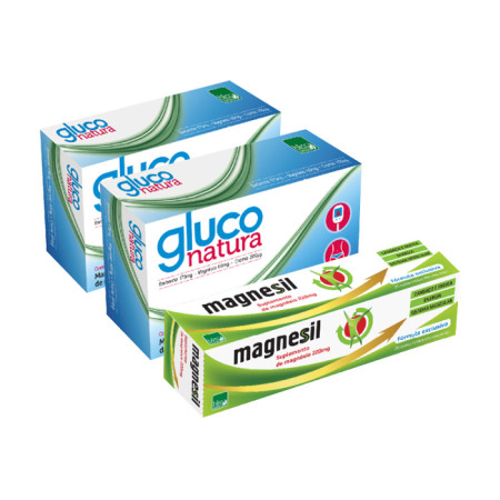 Pack Gluco Natura (x2) + Magnesil