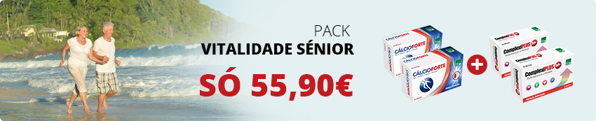 Pack Vitalidade Sénior - 2 multivitaminicos e 2  suplementos de cálcio